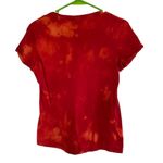 Adidas  The go to tshirt short sleeve red tie dye medium Photo 1