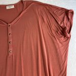 Dwell & Slumber XS / S Caftan In Canyon Cocoon Oversized Orange Rust Ethical Photo 6