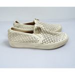 Michael Kors Olivia Optic White Leather Slip-on Shoes Women sz 7 Photo 1