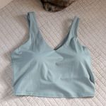 All In Motion Target  flex padded sporty slate blue v neck crop tank top XL​ Photo 0