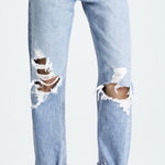 AGOLDE  Women’s 90s MidRise Jeans Distressed Style A069C 811 Photo 0