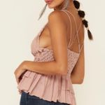 Free People NWT Mauve Adella Top Size S Photo 4
