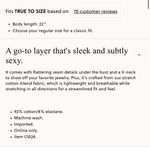 J.Crew  Stretch cotton-blend V-neck top Photo 1