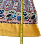 Umgee Floral Print Peasant Dress Boho Handkerchief Sleeve Mini Women's 2XL Photo 7