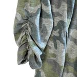 Susan Graver Lifestyle Green Camo Cardigan XS XXS Lightweight Casual Layering Photo 9