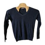 prAna Milani Organic Cotton Wool Blend V- Neck Pullover Jumper Sweater Medium Photo 0