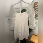 Amanda Uprichard ‎ white Tia mini dress in ivory Size Medium Photo 4