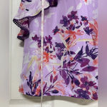 Lulus  Sammi Lavender Floral Print Ruffled Surplice Maxi Dress Romantic NWT XS Photo 6