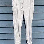 Nasty Gal Ivory and gray joggers sweat pants size 6 Photo 0