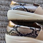 Imperfect snake print slip on shoes size 9.5M new directions maximalist chic Brown Photo 6