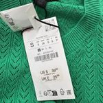 ZARA Pointelle Short Sleeve Cardigan Sweater NWT Photo 5
