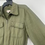 Knox Rose  Olive Green Utility Jacket Lightweight Pockets Elastic Waist Size XS Photo 2