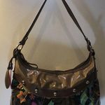 XOXO  Floral Canvas Fabric Medium Shoulder Bag Photo 2