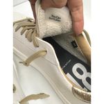 P448 gold and white classic platform Thea Wilder Sneaker size 41 / US 10.5 W Photo 4