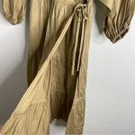 Sweet Baby Jamie Dress Taupe Wrap Neutral Size Small Brown Photo 3