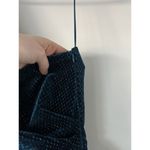 GPD Metallic Studded Velvet One Shoulder Midi Dress New Size L Party Cocktail Blue Size L Photo 10