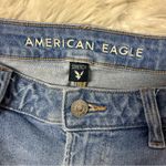 American Eagle Outfitters Mom Jeans Stretch Blue Denim Size 12 Regular Photo 5