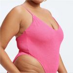 Good American  Bright Pink Always Fits One-piece swimsuit size 7/8 Photo 1