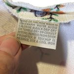 Pykettes Floral Blazer Jacket Women's Open Front Lightweight Cropped White Size M Photo 6