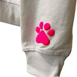 Wildfox New  Dogs Love Me Sweatshirt WF005839 Orchid Patal Purple Pink Sz S Photo 3