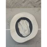 Adidas Originals White Bucket Hat OSFA One Size Aero Ready Light Purple Logo Photo 3