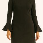 Banana Republic Black Bell Long Sleeve Dress XS Petite NWT $90 Photo 0
