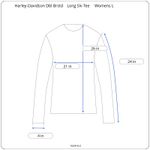 Harley Davidson  Long Sleeve Tattoo Graphic T Shirt Womens L Grey Omaha Nebraska Photo 6