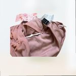 SheIn NWT light pink  mod strapless draped ruffle crop top size M Photo 1