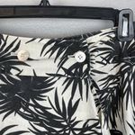 Vintage Liana & Paola Womens Midi Wrap Skirt Size 8 Black White Floral Pockets Photo 1