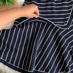 derek lam 10 crosby • layered tank nautical striped cotton sleeveless dress Blue Size 4 Photo 8