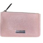Jimmy Choo  / Coin/Card Zip Wallet / Pink Sparkles / NWOT Photo 0