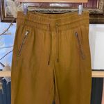 Athleta  Cabo 100% Linen Jogger in Toasted Ochre - Size 4 💚🎀 Photo 4