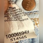 Garage  DENIM Distressed High Rise Mom Jeans Raw Hem Straight Leg 9/29 Photo 4