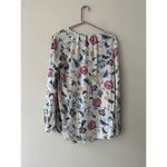 Old Navy  Floral Rose Print Long Sleeve V-Neck Blouse Size M Tall Photo 3