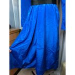 Dress quilted bodice shirtwaist dress blue black sz 6 Photo 5