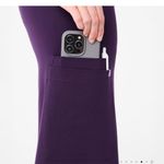 FIGS  Purple Jam Isabel Wide Leg Scrub Pants Photo 3