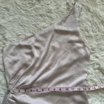 Ramy Brook Dress Kathleen One-Shoulder Asymmetric Oyster Nude 4 NWT New Photo 11