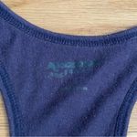Arizona Jeans Navy Racerback Tank w/Crochet Trim - Size L Photo 2