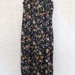 Topshop Black Floral Romper / Playsuit 4 Small Photo 0