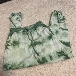 Missguided Green tie dye sweatpants size 2 Photo 1