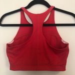 Outdoor Voices  Red High Neck Sports Bra Photo 2