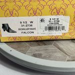 Easy Street FALCON Brown Snakeskin-Trimmed Ankle Booties Size 9.5W Pointed Toe Heels Photo 10