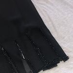 Black Beaded Skirt Midi Skirt Size L Photo 1
