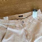 Rue 21 NWT Light Tan Straight Leg Cargo Skater Pants Women’s Size L Photo 2