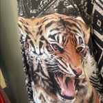 Workshop Graphic Tiger Print Long Sleeve Top Photo 1