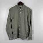 Everlane Green Linen Button Down Shirt Men's XS 100% European Flax Sustainable Photo 1