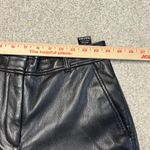 Babaton Aritzia Command Cropped Pant Super Soft Vegan Leather Stretch Black Sz 6 Photo 7