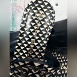 Tory Burch NEW! Miller Sandal Triangle Geo Print Flip Flop Authenticated Sz 6.5 Photo 2