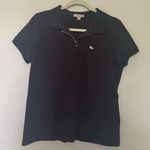 Burberry Black Fitted Polo T-Shirt Photo 0