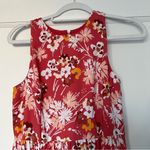 Loft  Pink White Floral Print Maxi Dress with Side Slit Size 0 NWOT Photo 1